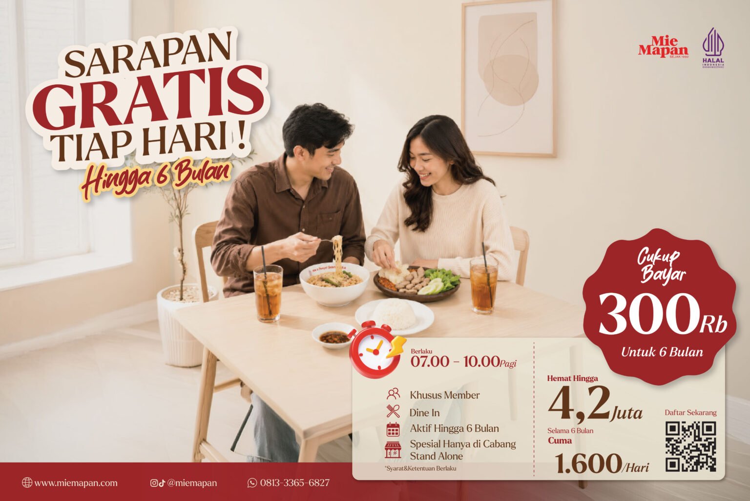 Promo sarapan MAGIS Mie Mapan