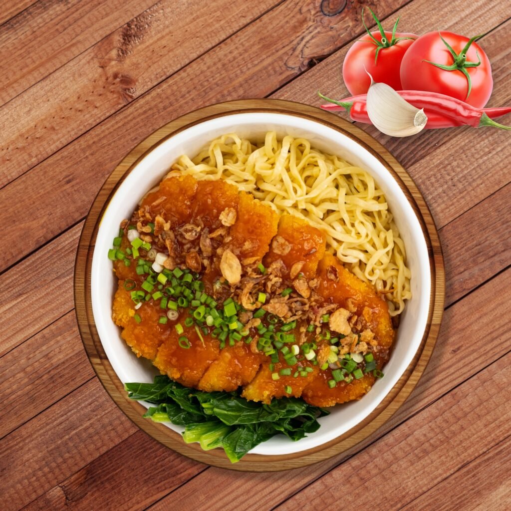 Mie Katsu Asam Manis